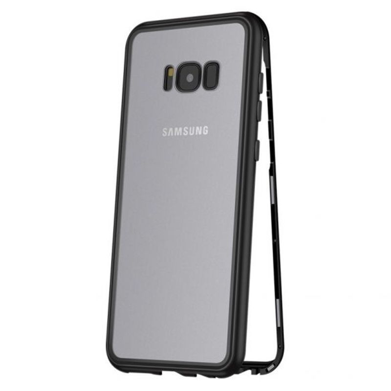 Laptop, Telefoane si Tablete - Telefoane mobile si accesorii - Accesorii Telefoane - Huse telefoane - Husa de protectie Magnetic Case 360° pentru Samsung Galaxy S8, neagra - Infinity.ro