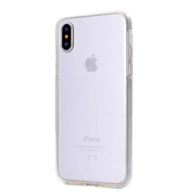 Laptop, Telefoane si Tablete - Telefoane mobile si accesorii - Accesorii Telefoane - Huse telefoane - Husa protectie 360° Fully PC & Glass (fata + spate) pentru iPhone XS Max, transparenta - Infinity.ro