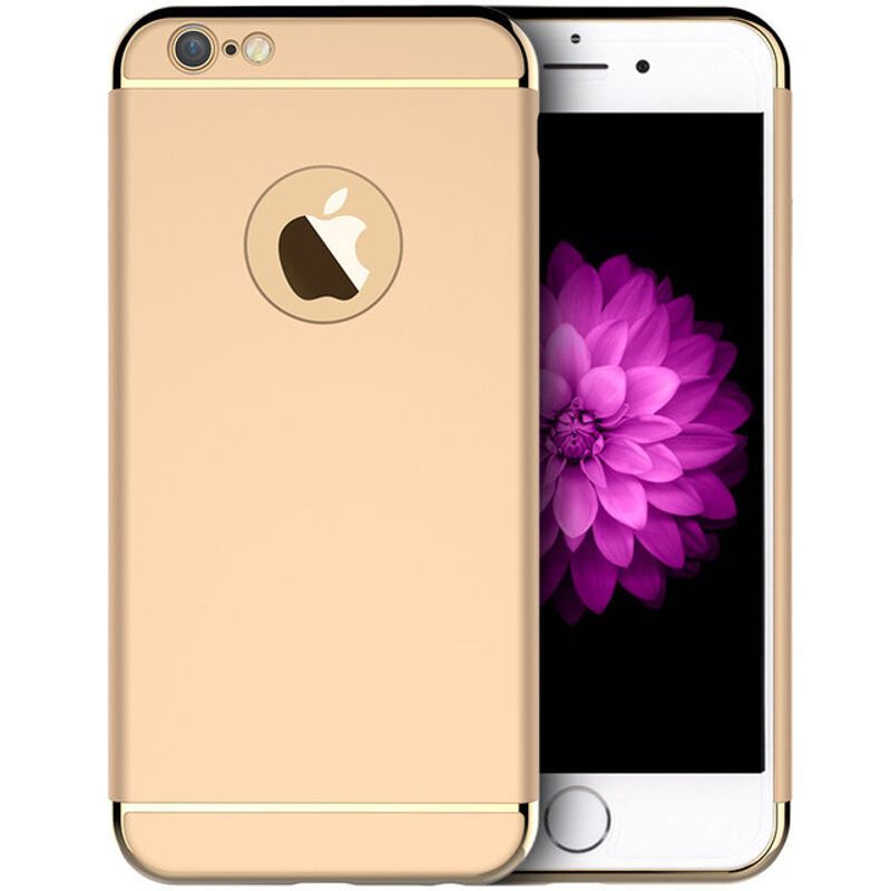 Laptop, Telefoane si Tablete - Telefoane mobile si accesorii - Accesorii Telefoane - Huse telefoane - Husa telefon Iphone 6/6S offera protectie 360° 3in1 Ultrasubtire - Gold - Infinity.ro