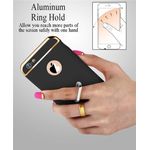 Laptop, Telefoane si Tablete - Telefoane mobile si accesorii - Accesorii Telefoane - Huse telefoane - Pachet husa Apple iPhone 6/6S, MyStyle Elegance Luxury 3in1 Ring Black, folie de sticla gratis - Infinity.ro