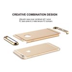 Laptop, Telefoane si Tablete - Telefoane mobile si accesorii - Accesorii Telefoane - Huse telefoane - Husa telefon Iphone 6/6S offera protectie 360° 3in1 Ultrasubtire - Gold - Infinity.ro