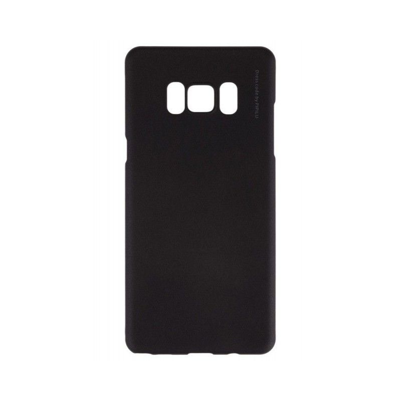 Laptop, Telefoane si Tablete - Telefoane mobile si accesorii - Accesorii Telefoane - Huse telefoane - Husa pentru Samsung Galaxy S8, MyStyle X-LEVEL Metalic Black - Infinity.ro