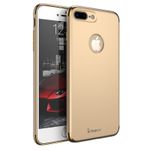Laptop, Telefoane si Tablete - Telefoane mobile si accesorii - Accesorii Telefoane - Huse telefoane - Husa IPAKY Full Protection - Luxury Thin - iPhone 7 Plus (Gold) - Infinity.ro