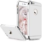 Laptop, Telefoane si Tablete - Telefoane mobile si accesorii - Accesorii Telefoane - Huse telefoane - Husa telefon Iphone 6 / 6S ofera protectie 3in1 Ultrasubtire - Silver Matte - Infinity.ro