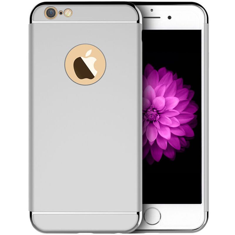 Laptop, Telefoane si Tablete - Telefoane mobile si accesorii - Accesorii Telefoane - Huse telefoane - Husa telefon Iphone 6 / 6S ofera protectie 3in1 Ultrasubtire - Silver Matte - Infinity.ro