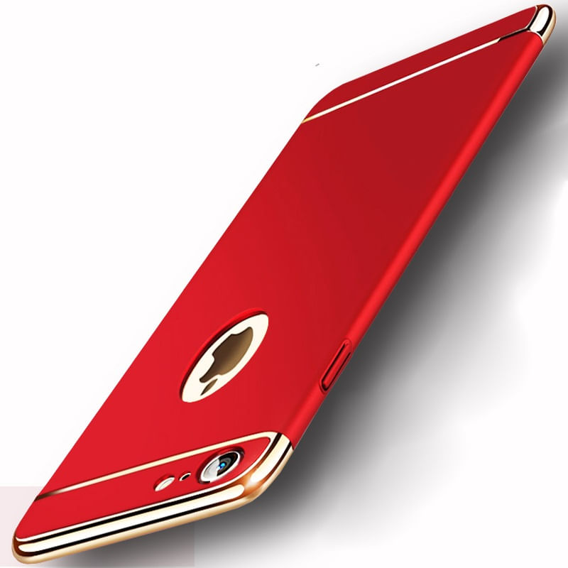 Laptop, Telefoane si Tablete - Telefoane mobile si accesorii - Accesorii Telefoane - Huse telefoane - Husa Apple iPhone 7, MyStyle Elegance Luxury 3in1 Red - Infinity.ro