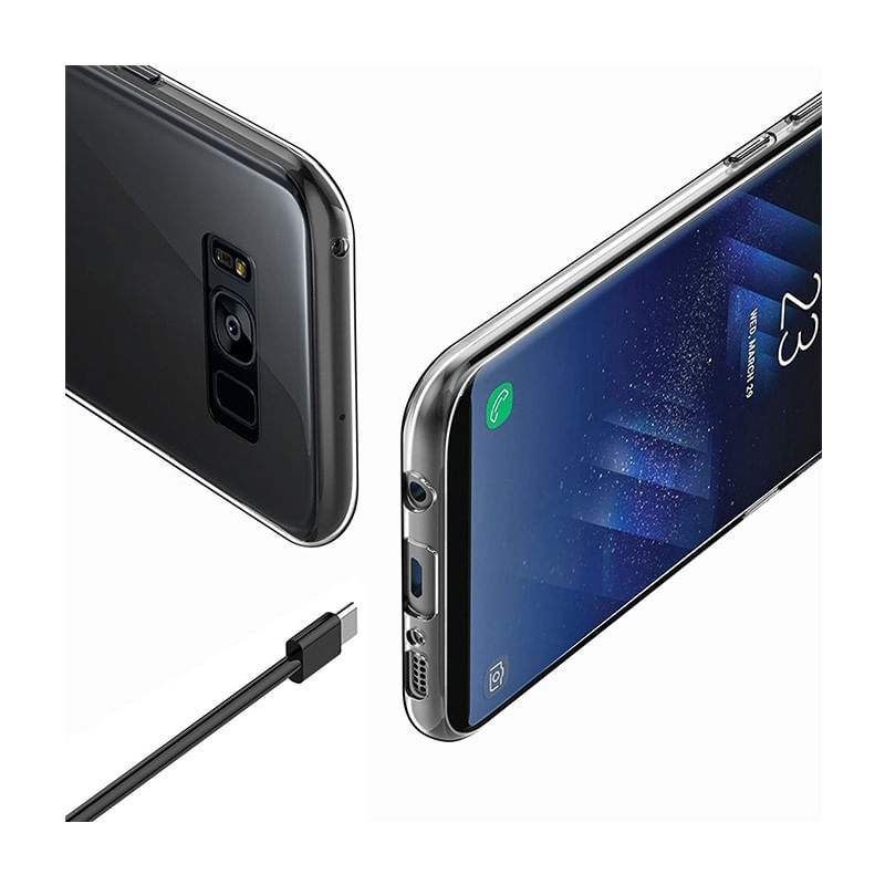 Laptop, Telefoane si Tablete - Telefoane mobile si accesorii - Accesorii Telefoane - Huse telefoane - Husa MyStyle Silicon Ultra Slim Samsung S8 Plus - Transparent - Infinity.ro