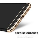 Laptop, Telefoane si Tablete - Telefoane mobile si accesorii - Accesorii Telefoane - Huse telefoane - Husa telefon Apple Iphone 8 ofera protectie Subtire 3in1 Lux Black Matte Full - Infinity.ro