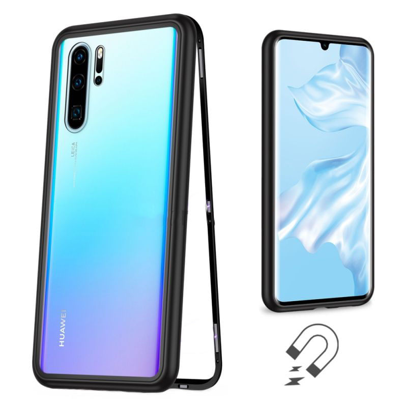 Laptop, Telefoane si Tablete - Telefoane mobile si accesorii - Accesorii Telefoane - Huse telefoane - Husa Magnetic Case 360° pentru Huawei P30 Pro, Negru - Infinity.ro