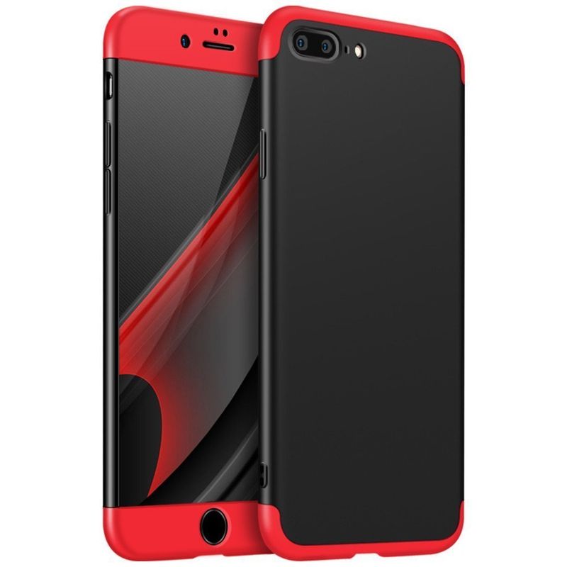 Laptop, Telefoane si Tablete - Telefoane mobile si accesorii - Accesorii Telefoane - Huse telefoane - Husa telefon Iphone 8 Plus ofera protectie Completa 3in1 Ultrasubtire Lux Black&Red Matte - Infinity.ro