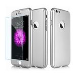 Laptop, Telefoane si Tablete - Telefoane mobile si accesorii - Accesorii Telefoane - Huse telefoane - Husa Aisi Iphone 7 Full Cover 360 + folie sticla, Silver - Infinity.ro