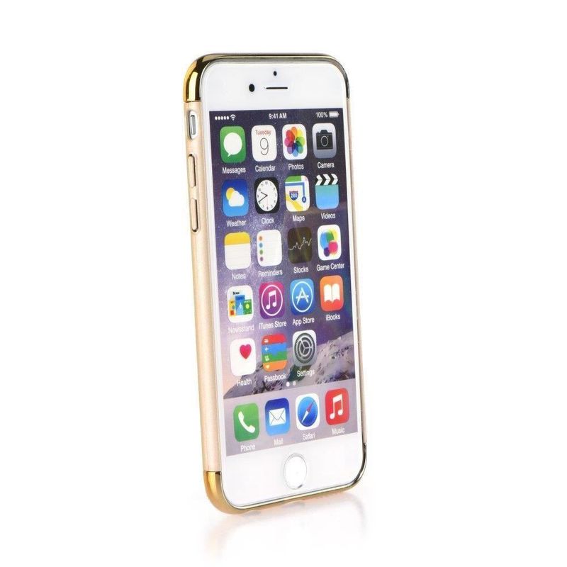 Laptop, Telefoane si Tablete - Telefoane mobile si accesorii - Accesorii Telefoane - Huse telefoane - Husa Forcel 3 in 1 Aurie Pentru Iphone 6,6S - Infinity.ro
