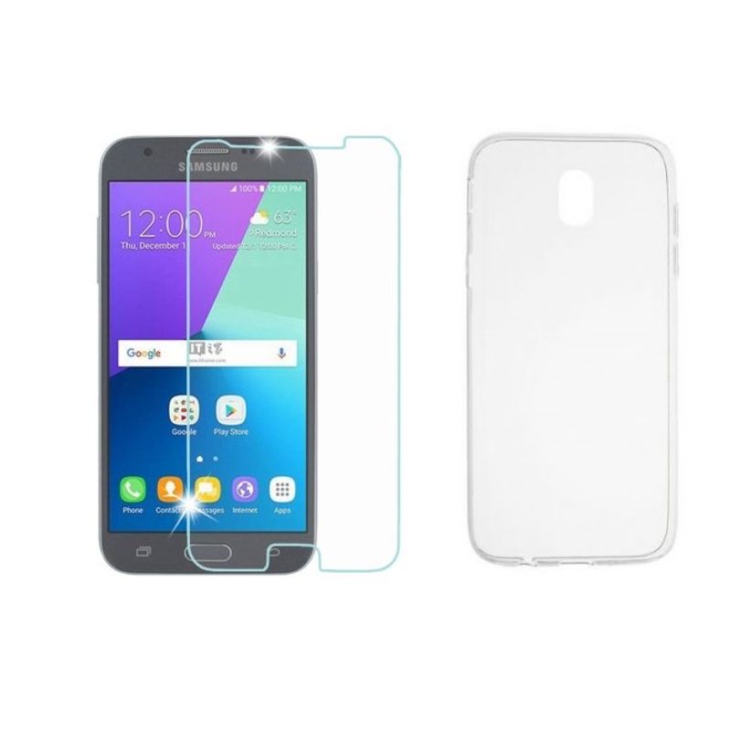 Laptop, Telefoane si Tablete - Telefoane mobile si accesorii - Accesorii Telefoane - Huse telefoane - Husa protectie pentru Samsung Galaxy J3 2017, Slim, TPU, Transparent - Infinity.ro