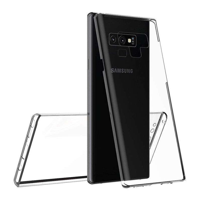 Laptop, Telefoane si Tablete - Telefoane mobile si accesorii - Accesorii Telefoane - Huse telefoane - Husa Full TPU 360° (fata + spate) pentru Samsung Galaxy Note 9, Transparent - Infinity.ro