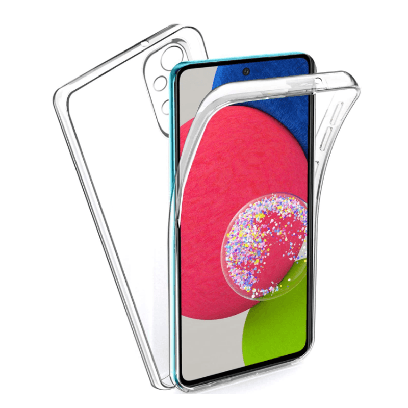 Laptop, Telefoane si Tablete - Telefoane mobile si accesorii - Accesorii Telefoane - Huse telefoane - Husa din silicon pentru Samsung Galaxy A52/s, 360°, transparenta - Infinity.ro