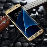 Laptop, Telefoane si Tablete - Telefoane mobile si accesorii - Accesorii Telefoane - Huse telefoane - Husa Full Cover 360 (fata + spate) pentru Samsung Galaxy S7 Edge, Gold - Infinity.ro