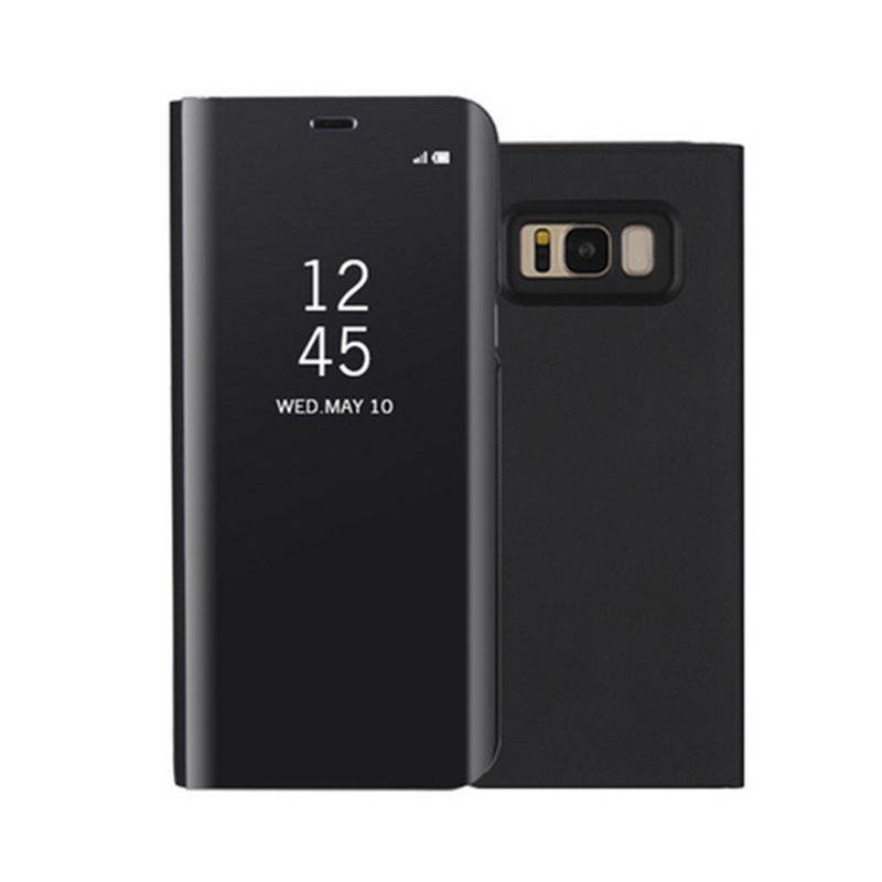 Laptop, Telefoane si Tablete - Telefoane mobile si accesorii - Accesorii Telefoane - Huse telefoane - Husa Flip Stand Mirror, Samsung Galaxy S8 Plus, Black - Infinity.ro
