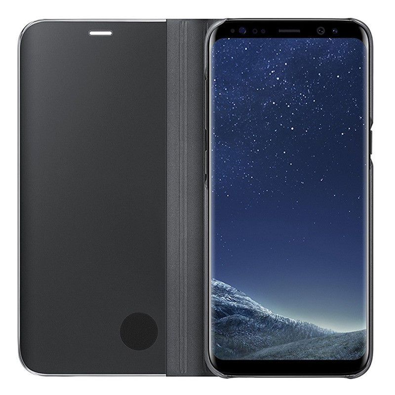 Laptop, Telefoane si Tablete - Telefoane mobile si accesorii - Accesorii Telefoane - Huse telefoane - Husa Flip Stand Mirror, Samsung Galaxy S8 Plus, Black - Infinity.ro