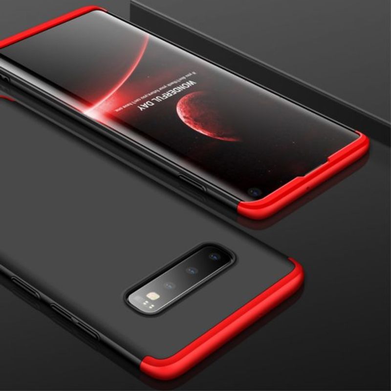 Laptop, Telefoane si Tablete - Telefoane mobile si accesorii - Accesorii Telefoane - Huse telefoane - Husa Samsung Galaxy S10 - Protectie 360 grade, 3 in 1, Plastic, Neagra/Rosie - Infinity.ro