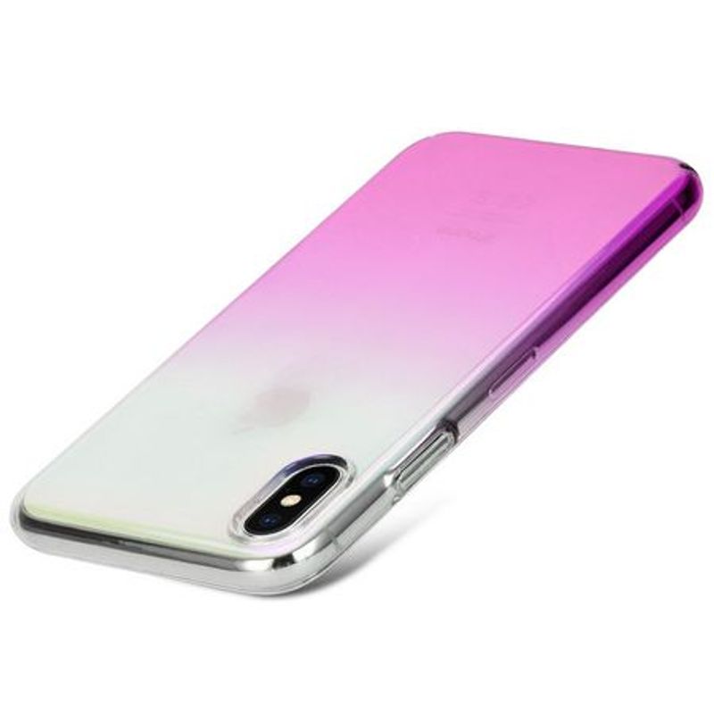 Laptop, Telefoane si Tablete - Telefoane mobile si accesorii - Accesorii Telefoane - Huse telefoane - Husa Apple iPhone XS MAX, MyStyle Crystal Pink Cameleon gradient color changer - Infinity.ro