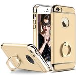 Laptop, Telefoane si Tablete - Telefoane mobile si accesorii - Accesorii Telefoane - Huse telefoane - Husa telefon Iphone 6/6S offera protectie 3in1 Ultrasubtire - Gold Matte Ring - Infinity.ro