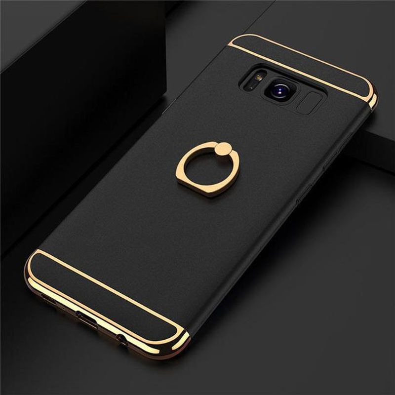 Laptop, Telefoane si Tablete - Telefoane mobile si accesorii - Accesorii Telefoane - Huse telefoane - Husa pentru Samsung Galaxy J7 2017, MyStyle Elegance Luxury 3in1 Ring, Black - Infinity.ro