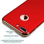 Laptop, Telefoane si Tablete - Telefoane mobile si accesorii - Accesorii Telefoane - Huse telefoane - Husa telefon Iphone 8 Plus ofera protectie 3in1 Ultrasubtire - Lux Red Matte - Infinity.ro