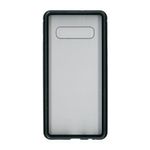 Laptop, Telefoane si Tablete - Telefoane mobile si accesorii - Accesorii Telefoane - Huse telefoane - Husa compatibila cu Samsung Galaxy S10 Plus - Cadru metalic cu magneti de prindere, spate din sticla securizata, neagra - Infinity.ro