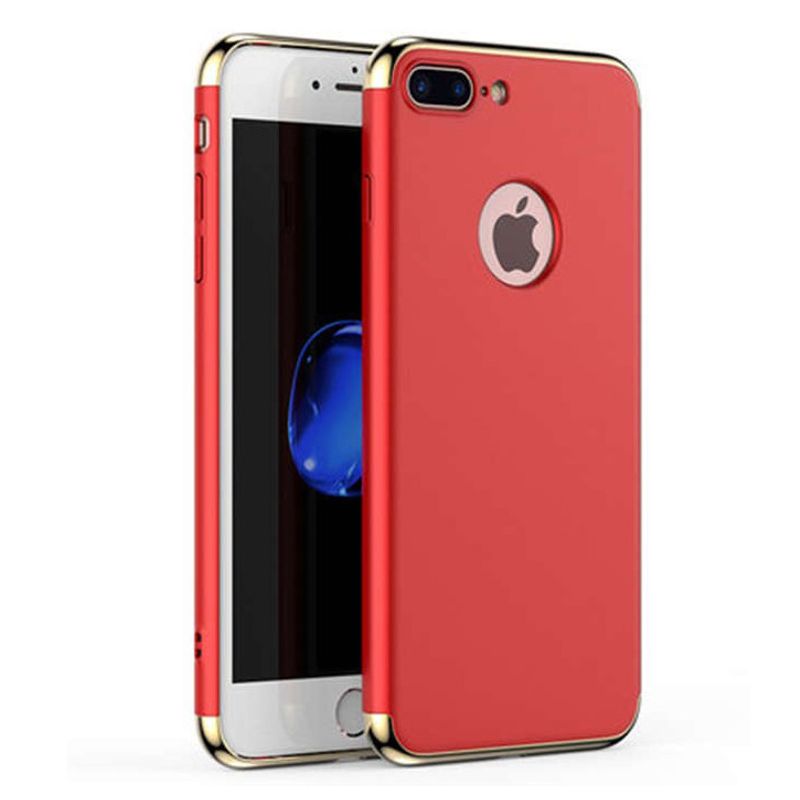 Laptop, Telefoane si Tablete - Telefoane mobile si accesorii - Accesorii Telefoane - Huse telefoane - Husa telefon Iphone 8 Plus ofera protectie 3in1 Ultrasubtire - Lux Red Matte - Infinity.ro