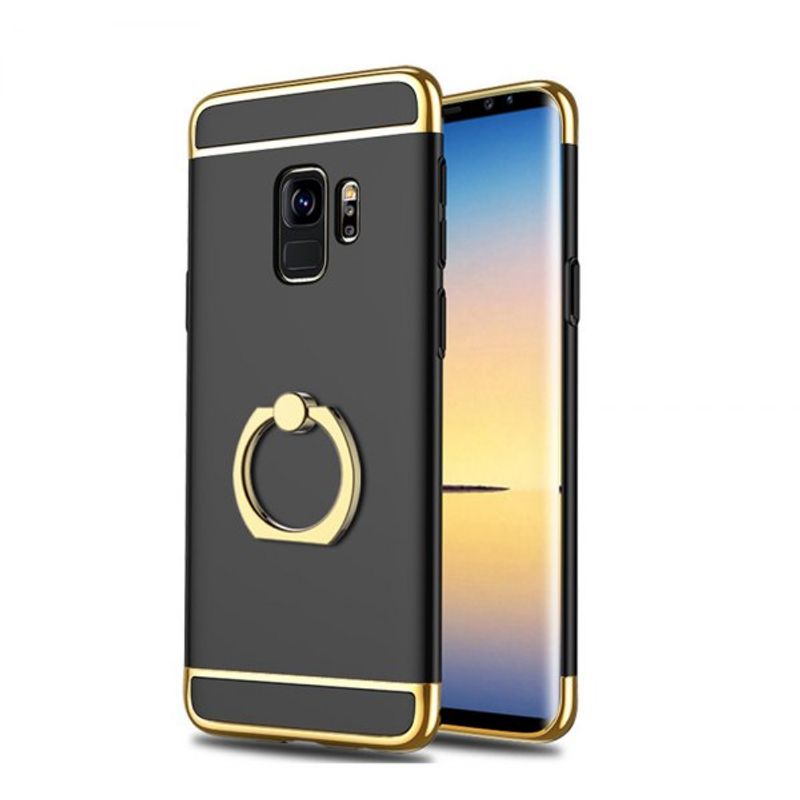 Laptop, Telefoane si Tablete - Telefoane mobile si accesorii - Accesorii Telefoane - Huse telefoane - Husa Samsung Galaxy S8 Plus, MyStyle Elegance Luxury 3in1 Ring, Black - Infinity.ro