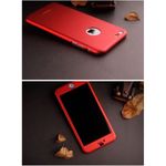 Laptop, Telefoane si Tablete - Telefoane mobile si accesorii - Accesorii Telefoane - Huse telefoane - Husa FullBody MyStyle IPAKY, Apple iPhone 8 Plus, Acoperire completa 360 grade, Folie de protectie, Rosu - Infinity.ro