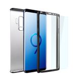 Laptop, Telefoane si Tablete - Telefoane mobile si accesorii - Accesorii Telefoane - Huse telefoane - Husa 360° Matte Full Protection - Samsung Galaxy S9 Plus - Negru - (fata + spate + folie de protectie din silicon) - Infinity.ro