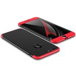 Laptop, Telefoane si Tablete - Telefoane mobile si accesorii - Accesorii Telefoane - Huse telefoane - Husa Full cover GKK (fata + spate) pentru iPhone 7 Plus, negru cu rosu - Infinity.ro