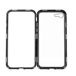 Laptop, Telefoane si Tablete - Telefoane mobile si accesorii - Accesorii Telefoane - Huse telefoane - Husa Iphone 7 PLUS, Full Cover 360, cu Prindere Magnetica, Rama din Metal si Spate din Plastic Cal. I, Negru - Infinity.ro