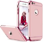 Laptop, Telefoane si Tablete - Telefoane mobile si accesorii - Accesorii Telefoane - Huse telefoane - Husa telefon Iphone 6/6S ofera protectie 360° 3in1 Ultrasubtire - Rose - Infinity.ro