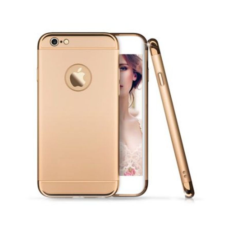 Laptop, Telefoane si Tablete - Telefoane mobile si accesorii - Accesorii Telefoane - Huse telefoane - Husa Apple iPhone 6 Plus/6S Plus, MyStyle 3in1 Gold - Infinity.ro