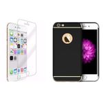 Laptop, Telefoane si Tablete - Telefoane mobile si accesorii - Accesorii Telefoane - Huse telefoane - Pachet husa Apple iPhone 7 Plus,MyStyle Elegance Luxury 3in1 Black, folie de sticla gratis - Infinity.ro