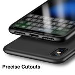 Laptop, Telefoane si Tablete - Telefoane mobile si accesorii - Accesorii Telefoane - Huse telefoane - Husa telefon Apple Iphone 10, Iphone X ofera protectie Silicon Ultrasubtire Lux Black Matte - Infinity.ro