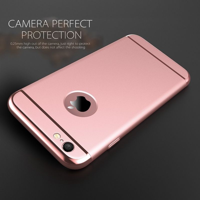 Laptop, Telefoane si Tablete - Telefoane mobile si accesorii - Accesorii Telefoane - Huse telefoane - Husa Apple iPhone 7, MyStyle 3in1 Rose-Gold - Infinity.ro