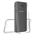 Laptop, Telefoane si Tablete - Telefoane mobile si accesorii - Accesorii Telefoane - Huse telefoane - Husa Full TPU 360° (fata + spate) pentru Samsung Galaxy J3 (2017), Transparent - Infinity.ro