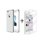 Laptop, Telefoane si Tablete - Telefoane mobile si accesorii - Accesorii Telefoane - Huse telefoane - Pachet husa Apple iPhone 6 Plus/6S Plus,MyStyle Elegance Luxury 3in1 Silver, folie de sticla gratis - Infinity.ro
