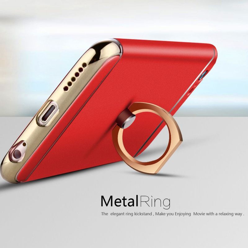 Laptop, Telefoane si Tablete - Telefoane mobile si accesorii - Accesorii Telefoane - Huse telefoane - Husa telefon Iphone 6/6S offera protectie 3in1 Ultrasubtire - Red Matte G Ring - Infinity.ro