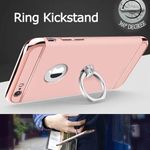 Laptop, Telefoane si Tablete - Telefoane mobile si accesorii - Accesorii Telefoane - Huse telefoane - Pachet husa Apple iPhone 7 Plus,MyStyle Elegance Luxury 3in1 Ring Rose-Gold, folie de sticla gratis - Infinity.ro