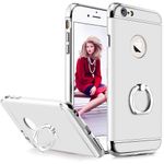 Laptop, Telefoane si Tablete - Telefoane mobile si accesorii - Accesorii Telefoane - Huse telefoane - Husa telefon Iphone 6/6S Plus ofera protectie 3in1 Ultrasubtire - Silver S Ring - Infinity.ro