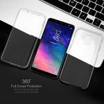 Laptop, Telefoane si Tablete - Telefoane mobile si accesorii - Accesorii Telefoane - Huse telefoane - Husa Full TPU 360° (fata + spate) pentru Samsung Galaxy A6+ (2018), Transparent - Infinity.ro