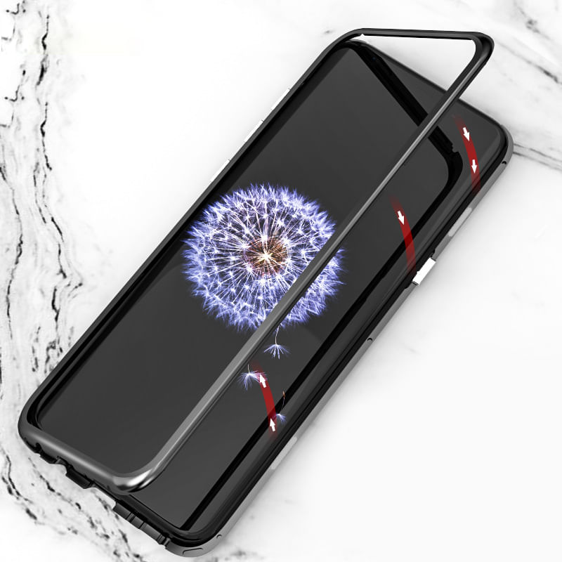 Laptop, Telefoane si Tablete - Telefoane mobile si accesorii - Accesorii Telefoane - Huse telefoane - Husa 360° Magnetic Protection, compatibila cu Samsung Galaxy S8, Negru - Infinity.ro