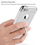 Laptop, Telefoane si Tablete - Telefoane mobile si accesorii - Accesorii Telefoane - Huse telefoane - Husa telefon Iphone 6/6S Plus ofera protectie 3in1 Ultrasubtire - Silver S Ring - Infinity.ro