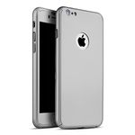 Laptop, Telefoane si Tablete - Telefoane mobile si accesorii - Accesorii Telefoane - Huse telefoane - Husa Iphone 7 Full Cover 360 + folie sticla, Gri - Infinity.ro