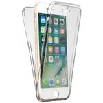 Laptop, Telefoane si Tablete - Telefoane mobile si accesorii - Accesorii Telefoane - Huse telefoane - Husa Full TPU 360° (fata + spate) pentru iPhone 7 Plus, Transparent - Infinity.ro