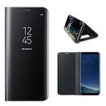 Laptop, Telefoane si Tablete - Telefoane mobile si accesorii - Accesorii Telefoane - Huse telefoane - Husa Protectie Flip Cover compatibila cu Samsung Galaxy S8, Clear View, Mirror, Stand - Infinity.ro